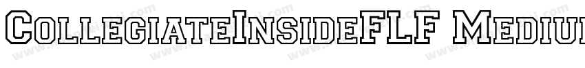 CollegiateInsideFLF Medium字体转换